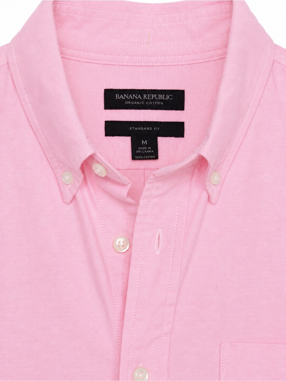 Banana Republic Men’s Light Pink Button-Down Shirt